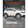 Adjustable Portable Car Lift with Remote Control 2268kg