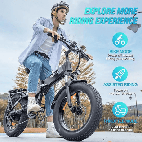 Ridstar H20Pro Folding Electric Bike 750W 31.9km/h