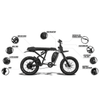 SUPER73-R Adventure Series Core Electric Bike 177.8cm