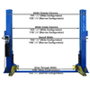 Atlas BP12000X Heavy Duty Baseplate 2-Post Lift 5443kg