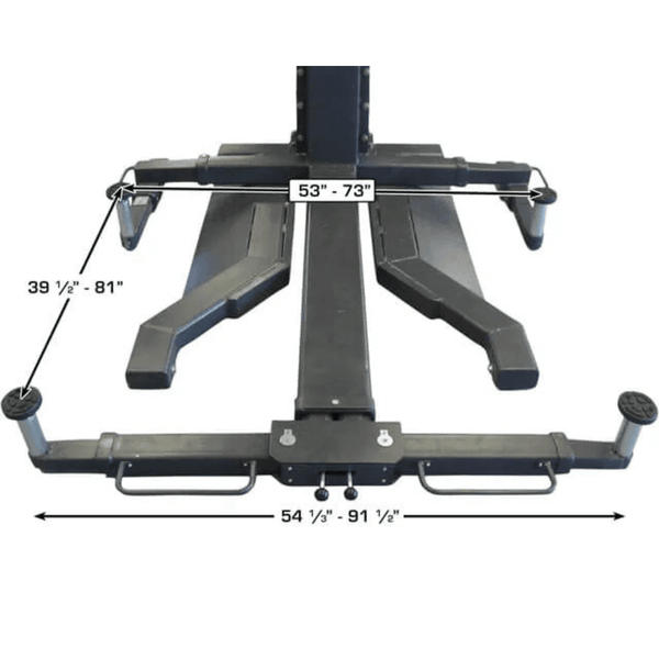 BendPak MDS-6LP Mid-Rise Open-Center Scissor Lift 2721.6kg