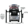 Atlas Garage PRO9000 4-Post Car Lift 5.8m x 3.3m