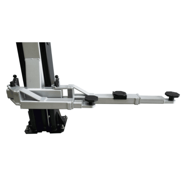 Asymmetric 2-Post Clear Floor Car Lift 4082.3kg Capacity