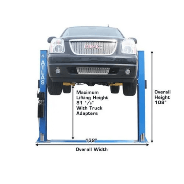 Atlas BP8000 3628.7kg Baseplate 2-Post Lift 2.74m