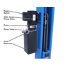 Atlas BP8000 3628.7kg Baseplate 2-Post Lift 2.74m