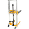 Global Industrial 988935 Manual Lift Stacker 84.8kg