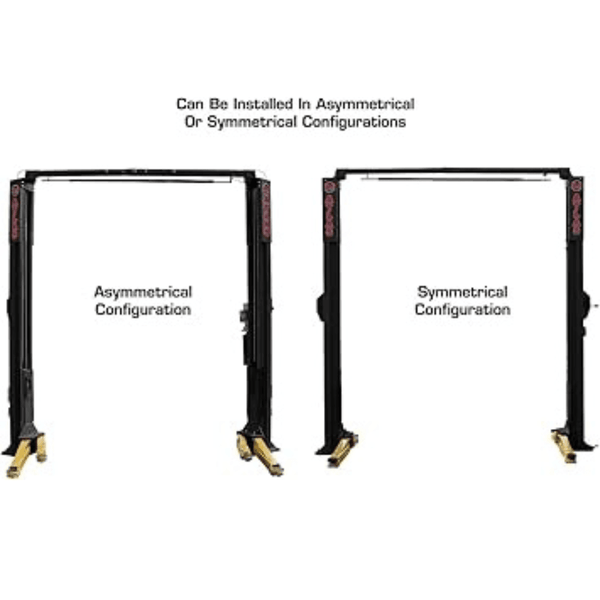 Atlas Platinum PVL-10 4535.9kg 2-Post Lift