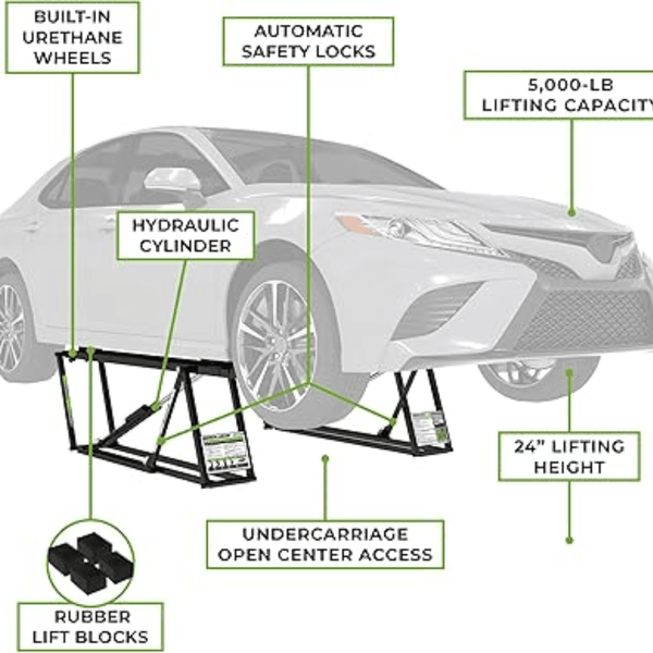 QuickJack 5000TL Portable Car Lift 1.78m x 27.8cm
