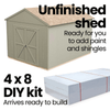 Astoria 3.7m x 3.7m Outdoor Wood Storage Shed