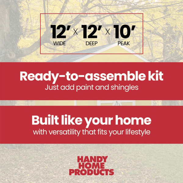 Astoria 3.7m x 3.7m Outdoor Wood Storage Shed