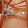 Cedar Sunshed Garden Shed 3.7x3.7m