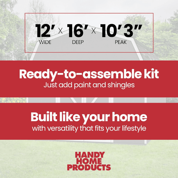 Hudson Wood Storage Shed 3.66m x 4.88m
