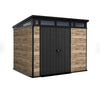 Keter Signature Pine/Graphite DecoCoat Shed 2.7m x 2.1m