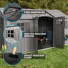 Lifetime 60318 Rough Cut Backyard Storage Shed 4.6m x 2.4m
