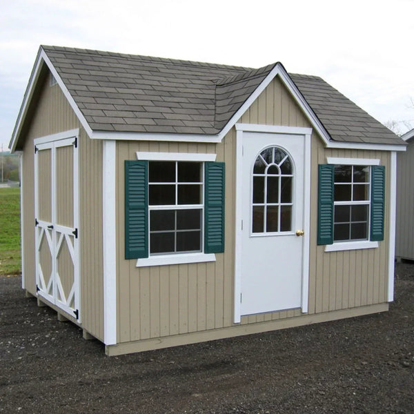 Little Cottage Classic Wood Panelized Storage Shed 3.7m x 3m