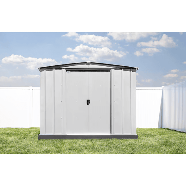 Newport 2.4m x 1.8m Galvanized Metal Shed