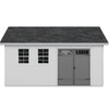 Scarsdale Wood Storage Shed 3.7m x 4.9m