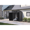 Suncast Modernist BMS6583T Resin Storage Shed 1.9m x 1.7m Gray