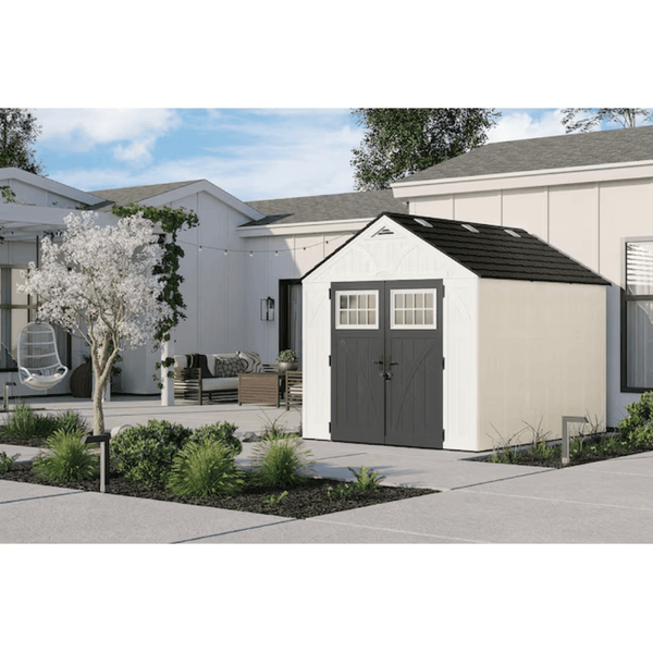 Suncast Tremont 2.4m x 3m Resin Storage Shed With Floor