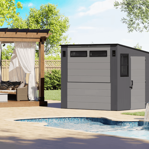 Suncast Cabana Outdoor Storage Shed With Floor 2.4m x 2.1m