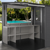 Suncast Cabana Outdoor Storage Shed With Floor 2.4m x 2.1m
