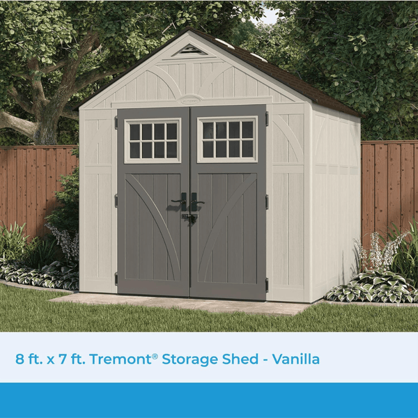 Suncast Tremont Outdoor Storage Shed 2.4m x 2.1m