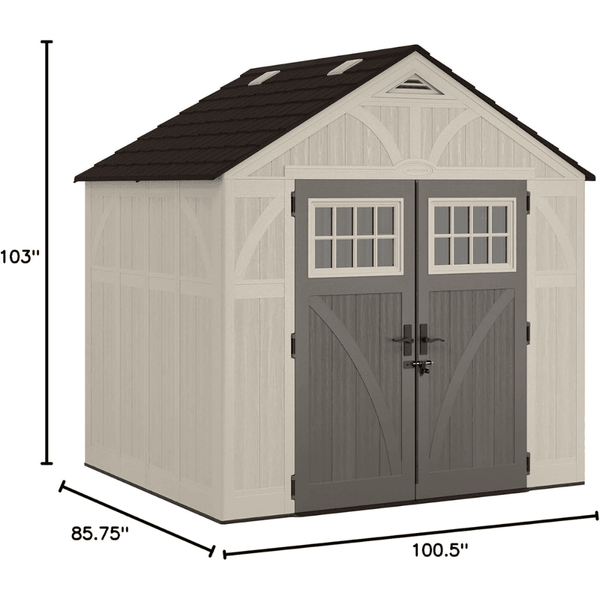 Suncast Tremont Outdoor Storage Shed 2.4m x 2.1m