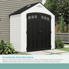 Suncast Vista Resin Storage Shed 2.24m x 1.24m