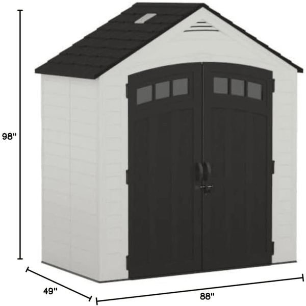 Suncast Vista Resin Storage Shed 2.24m x 1.24m