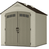 Suncast Vista 2.1m x 2.1m Resin Storage Shed Tan