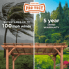 Backyard Discovery Cedar Wood Pergola 3.66m x 3.05m