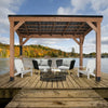 Backyard Discovery Arcadia Wood Gazebo 3.7m x 2.9m
