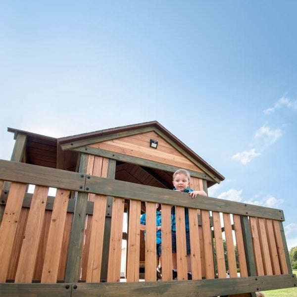 Backyard Discovery Eagles Nest Wooden Playhouse