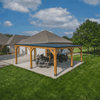 Backyard Discovery Kingsport Cedar Wood Carport 6.1m x 6.1m