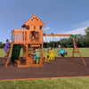 Backyard Discovery Monterey Wooden Swing Set 3m Slide