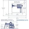 Backyard Discovery Woodridge Elite Wooden Swing Set