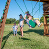 Backyard Discovery Woodridge Elite Wooden Swing Set