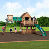 Backyard Discovery Woodridge Elite Wooden Swing Set Playset
