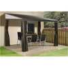 Sojag Portland No.53 Wall Gazebo Steel Roof 3x3.7m