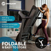 Horizon Fitness T101 Treadmill 177.8cm x 86.4cm