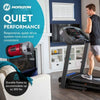 Horizon Fitness T101 Treadmill 177.8cm x 86.4cm