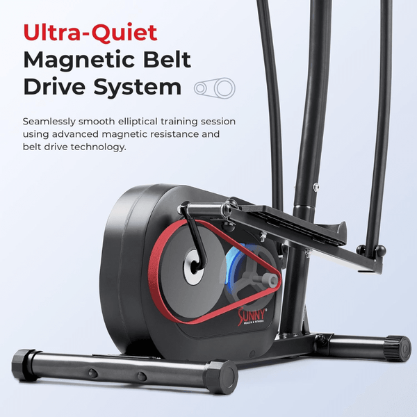 Sunny Health & Fitness Programmable Magnetic Elliptical 42kg