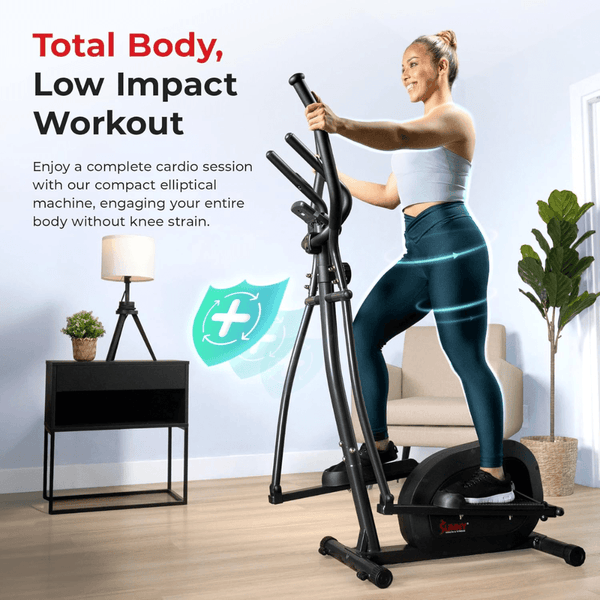 Sunny Health & Fitness Programmable Magnetic Elliptical 42kg
