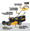 Cordless Self Propelled Lawn Mower Combo Kit 54.6cm