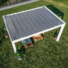 Windham Modern Steel Pergola White 4.27m x 3.05m