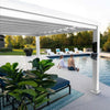 Windham Modern Steel Pergola White 4.27m x 3.05m