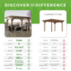 Somerville Pergola Barnwood Stain 4.27m x 3.05m