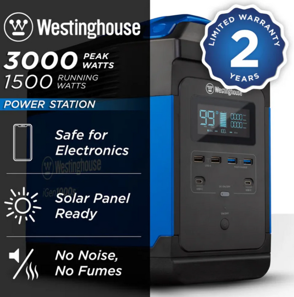 Westinghouse iGen1000S Portable Power Station 10.9kg