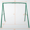 Heavy Duty A-Frame Metal Swing Frame 199.6kg