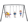 Klokick Metal Swing Set with 3 Swings 180.3cm